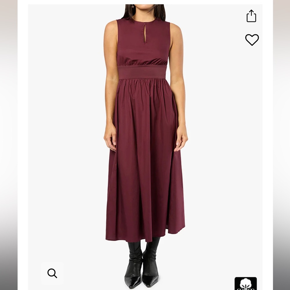 Weworewhat Key Hole Midi Dress